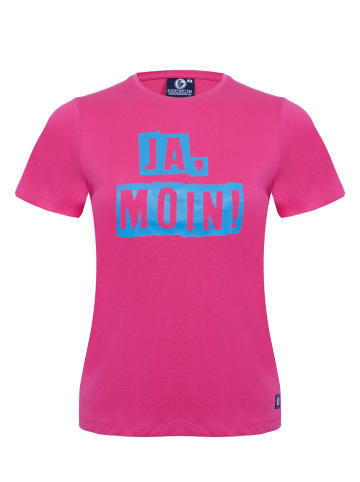 SCHIETWETTER "Ja Moin", 100% Baumwolle in pink-azuro