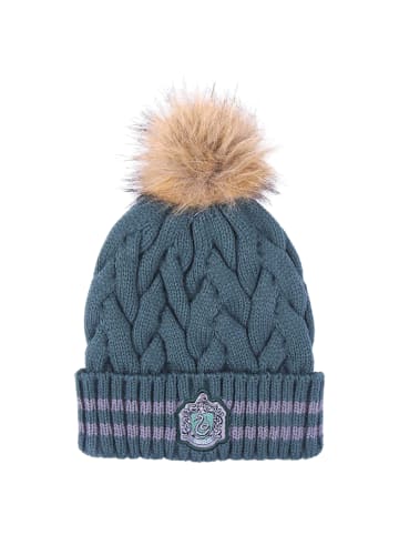 Harry Potter Bommelmütze Harry Potter - Slytherin 56 cm in Blau