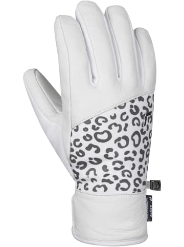 Reusch Fingerhandschuhe Beatrix R-TEX® XT in 1032 white/grey leopard