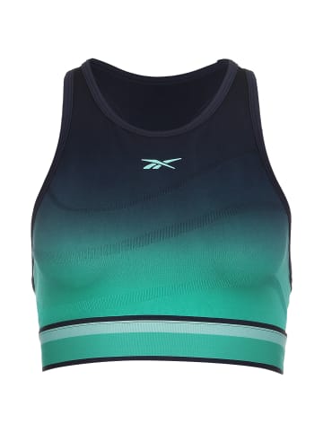 Reebok Sport-BH United By Fitness Seamless in grün / blau