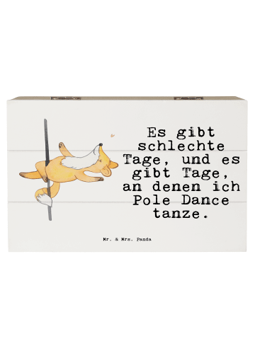 Mr. & Mrs. Panda Geschenkdose Fuchs PoledanZeichen mit Spruch in Weiß