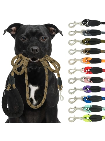 Reichstadt RS Pets Hundeleine Nylon in Brown