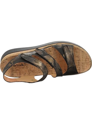 Think! Tieffußbett Sandale MEGGIE in Schwarz