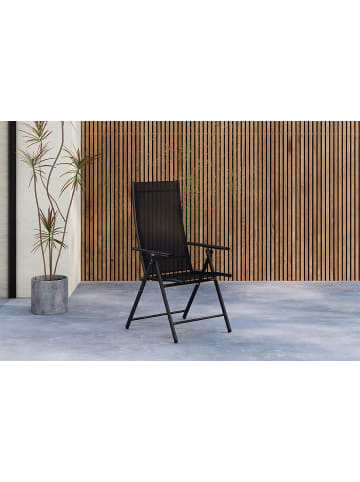 ebuy24 Gartenstuhl Levanzo Schwarz 2er Set