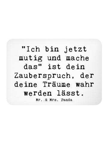 Mr. & Mrs. Panda magnet Spruch Mutig zu sich selbst stehen mit S... in Weiß
