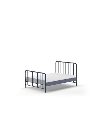 58 aufm Kessel METALLBETT Kay 147x110x207 aus Metall in Blau matt