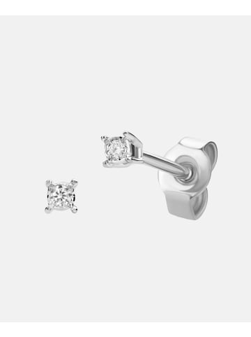Diamant L'éternel Ohrringe aus 375 Weißgold mit Diamant