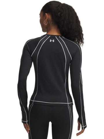 Under Armour Longsleeve "ColdGear Textured Crew" in Schwarz