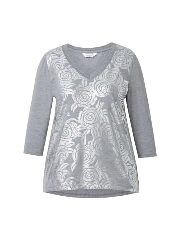 MIAMODA Shirt in silver melange