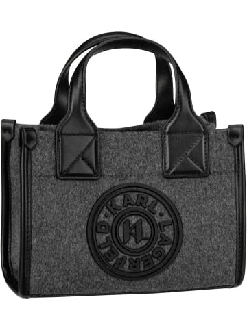 Karl Lagerfeld Handtasche K/Skuare SM Tote Felt in Anthracite