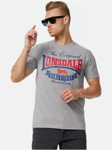 Lonsdale T-Shirt "Gearach" in Grau