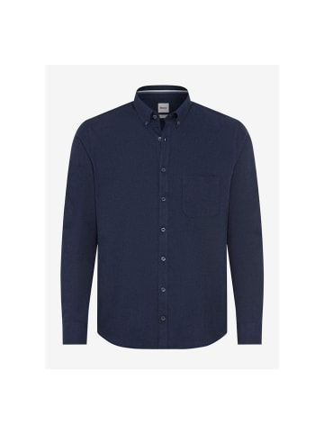 BRAX  Langarmhemd in navy