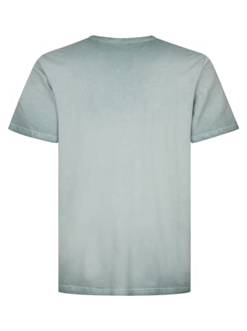 Petrol Industries Logo T?Shirt in Übergröße Meteorito in Grün