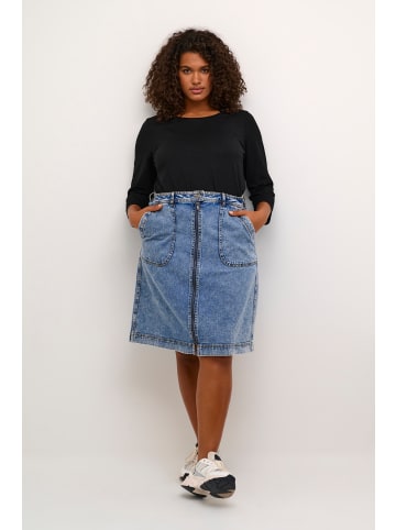 KAFFE curve Jerseykleid KCjena A-shape in Black Deep