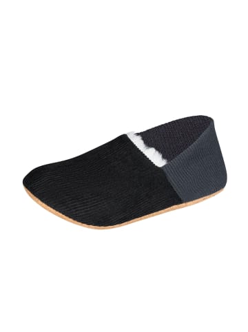 camano Slipper cosy corduroy 1er Pack warm & cozy in Schwarz