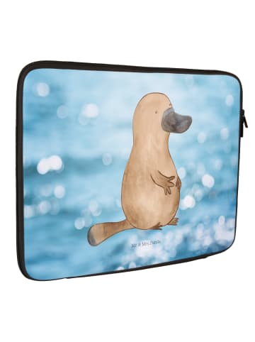Mr. & Mrs. Panda Laptoptasche Schnabeltier Mut ohne Spruch in OZeichenanblue