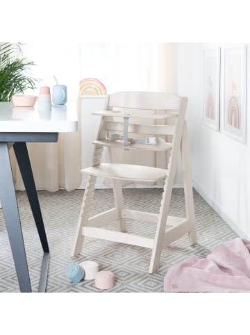 roba Treppenhochstuhl 'Sit Up Flex' - Hochstuhl mitwachsend aus Holz - Stone