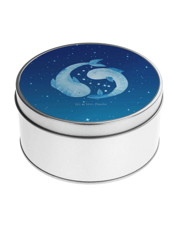 Mr. & Mrs. Panda Erinnerungsbox Sternzeichen Fische ohne Spruch in Sternenhimmel Blau