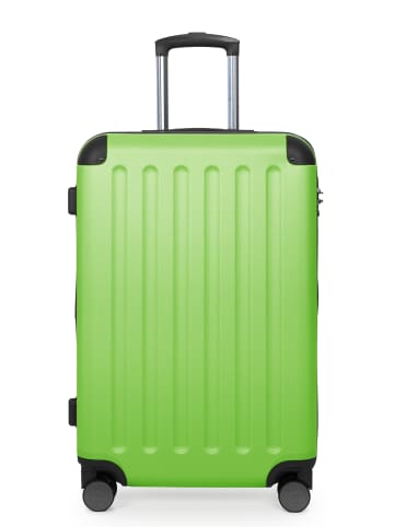Hauptstadtkoffer Spree - Mittelgroßer Hartschalenkoffer Trolley TSA, 65cm, 4 Rollen, 74 L in Apfelgrün