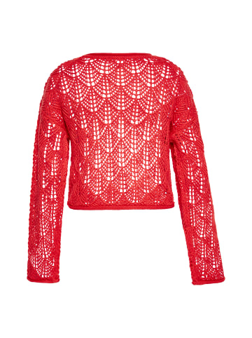 Swirly Damen Pullover in Rot