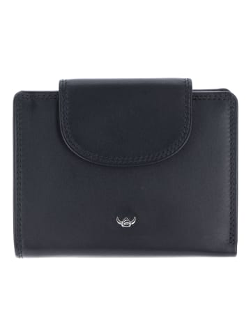 Golden Head Polo Geldbörse RFID Schutz Leder 12 cm schwarz