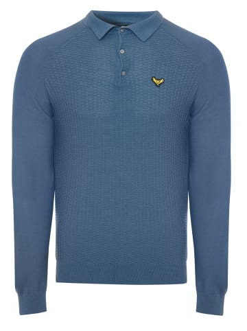 Threadbare Langarmshirt Thorton in Denim Blue