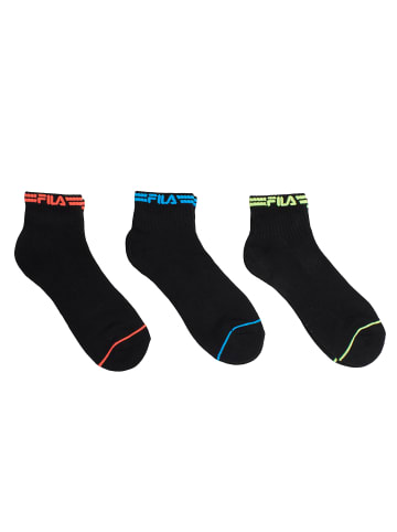 Fila 3er-Set: Socken in Black