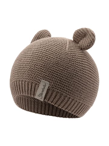 Sterntaler GOTS Strickmütze Ohren in mittelbraun