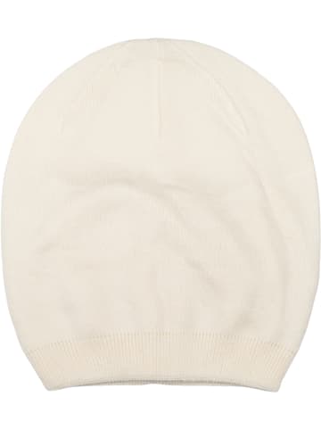 styleBREAKER Strick Beanie Mütze in Creme-Weiß