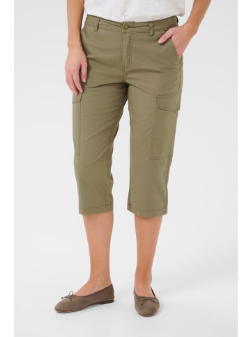 CULTURE Caprihose CUhalina Regular fit in Dusky Green Wash