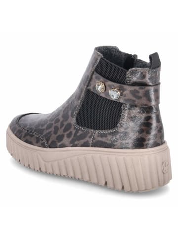 rieker Schlupfstiefel in grau-kombi