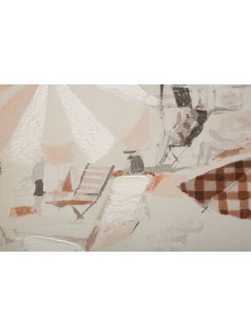 Mauro Ferretti Mehrfarbiger Strand-Leinwanddruck, 80 x 3 x 120 cm