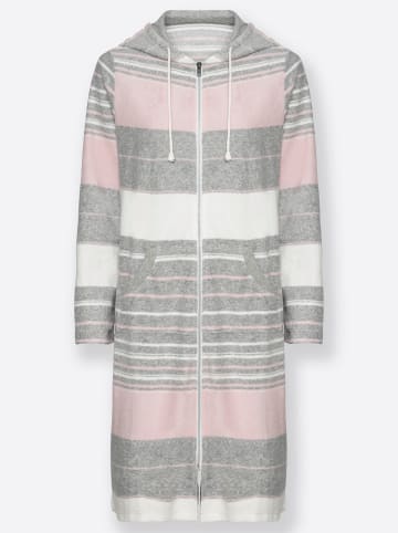 WITT WEIDEN Bademantel in rosé-geringelt