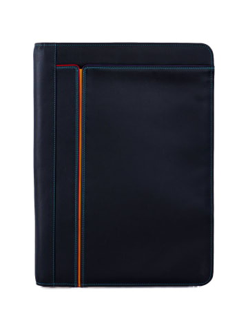 MYWALIT Schreibmappe Leder 33 cm black/pace