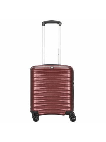 Roncato Wave - 4-Rollen-Kabinentrolley 45 cm (Easyjet Handgepäck) in dark red