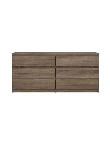 ebuy24 Kommode Naia Trüffel 154 x 50 cm