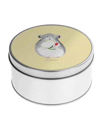 Mr. & Mrs. Panda bonbondose Chinchilla Blume ohne Spruch in Gelb Pastell