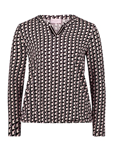 Betty Barclay Blusenshirt mit Print in Black/Rosé