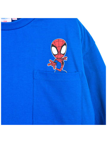 Spiderman Langarmshirt Spidey in Blau
