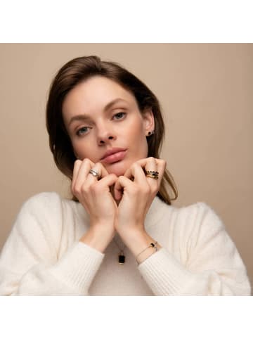 Ti Sento Milano Armband "mit blauen Zirkonia bicolor 23003BY" in Silber