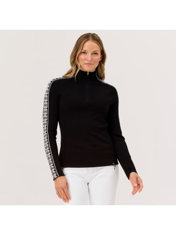 Krimson Klover Strickpullover Slalom Zip Neck in black