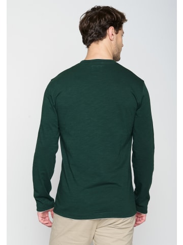 GreenBomb Longsleeve Basic in Dunkel Grün