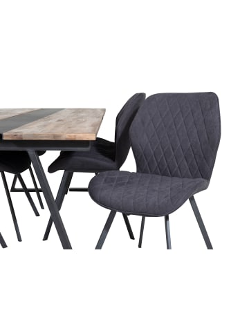 ebuy24 Essgruppe Jakarta 12 Schwarz 90 x 200 cm