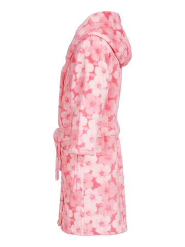 Playshoes Fleece-Bademantel Hawaii in koralle