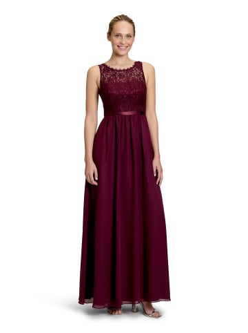 Vera Mont Abendkleid mit Spitze in Deep Dahlia