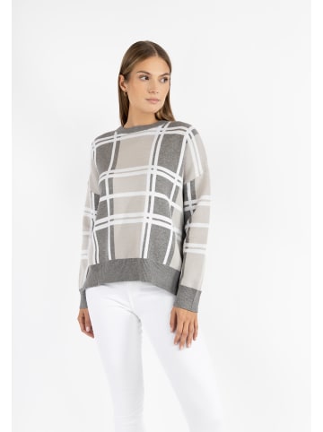 RISA Strick Pullover in Dunkelgrau