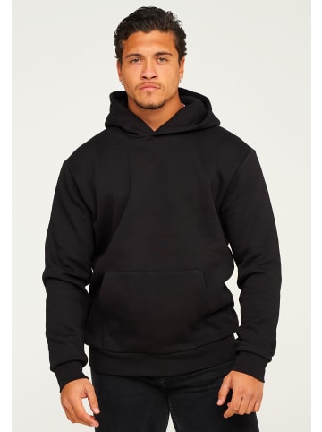 behype Kapuzenpullover - BHHOBART Basic Oversize Einfarbig in Black