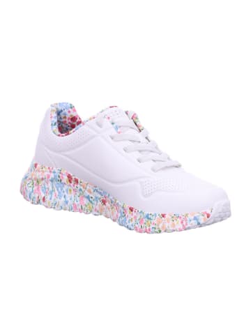 Skechers Damen- Schnürschuhe UNO LITE - SUBTLE PRINTS in Weiß