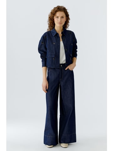 Oui Jeans Jacke in raw denim