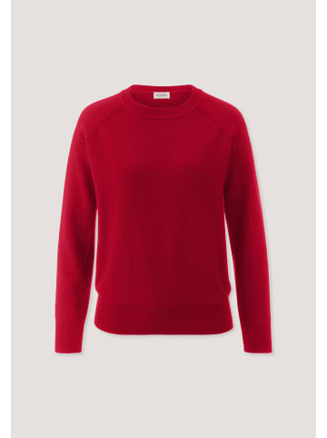 Hessnatur Hessnatur Strick Pullover Relaxed aus Cashmere mit Recycling-Anteil in winterrot